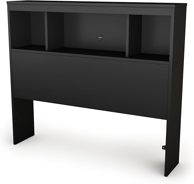 South Shore headboard, Twin, Pure Black