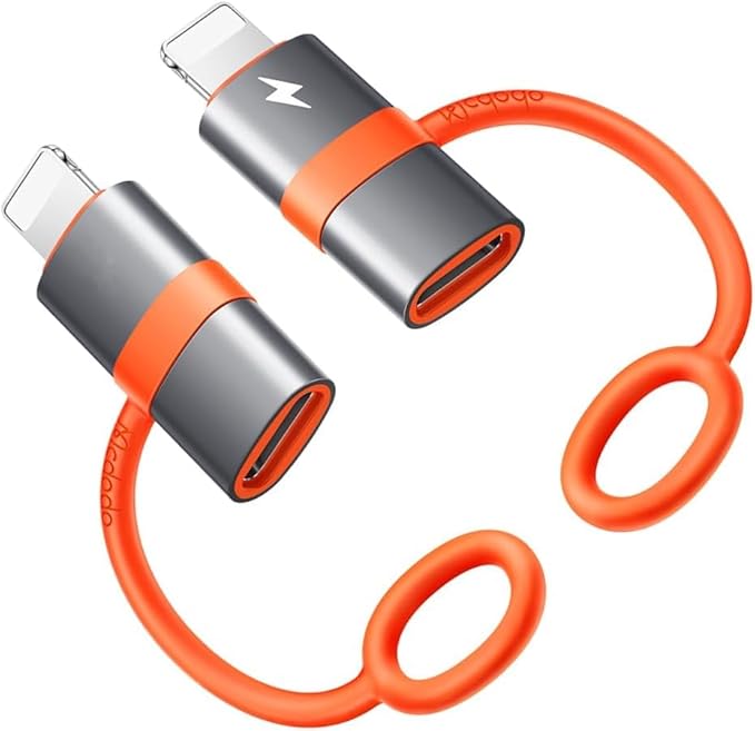 mcdodo 36W USB C to Ligtning Adapter[2 Pack] Type C to Lightn-ing Adapter USB C Charger Cable Converter PD Fast Charging for Phone 14/13/12/11/XS/XR/SE/AirPods,Fits Original MacBook