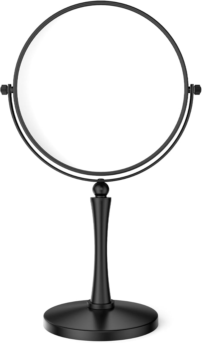 Nicesail 8' Desk Vanity Mirror, Double-Sided with 1X/7X Magnification, Makeup Mirror for Home, Hotel, Desktop