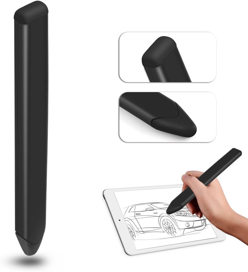 Flat Stylus, Universal Replacement Flat Capacitive Touch Screen Stylus Pen for iPhone/BlackBerry (Black)