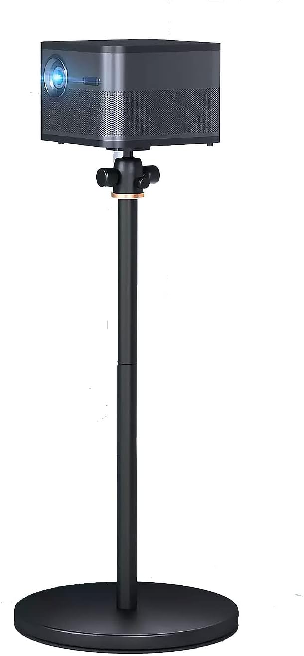 Projector Stand, Universal Projector Mount, 360° Rotatable, Height Adjustable, Projector Ceiling Mount Compatible with Video Projector Vlog DVR Camera for Home Office