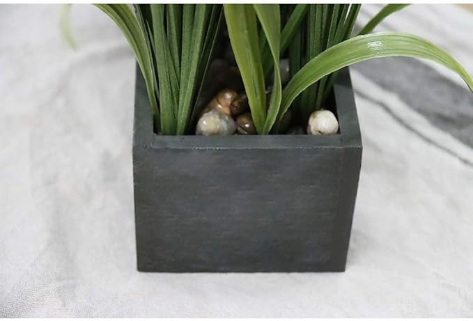 SAROSORA Artificial Plants 22" Tall for Garden Indoor Greenery Tabletop Decor Home Fake Grass | Fauk Plants (1, 22")