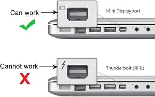 4K Mini Displayport to HDMI VGA Adapter, 2-in-1 Mini DP to VGA + HDMI Compatible with Laoptop(Not Compatible with Thunderbolt)