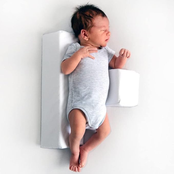 Baby Side Sleeper Weddge Adjustable Soft and Breathable Pillow,WHITE-1PC