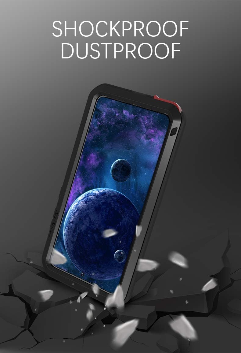 Love MEI Galaxy A52 Case, Outdoor Sports Waterproof Military Heavy Duty Shockproof Dust/Dirt Proof Hybrid Aluminum