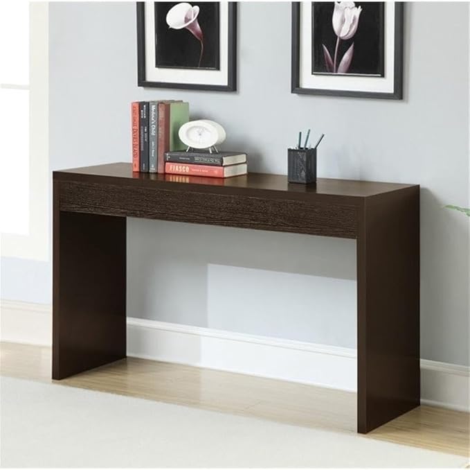 Convenience Concepts Northfield Hall Console Table 48" - Modern, Minimalist Narrow Sofa Display Accent for Contemporary Living Room, Entryway, or Hallway, Espresso
