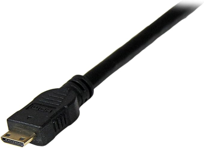 StarTech.com 1m Mini HDMI to DVI-D Cable - M/M - 1 Meter Mini HDMI to DVI Cable - 19 pin HDMI (C) Male to DVI-D Male - 1920x1200 Video (HDCDVIMM1M) Black
