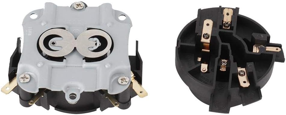 Yosoo Thermostat Temperature Control Switch, Replacement Part for Electric Kettle, KSD688-5 Plus Kettle Base