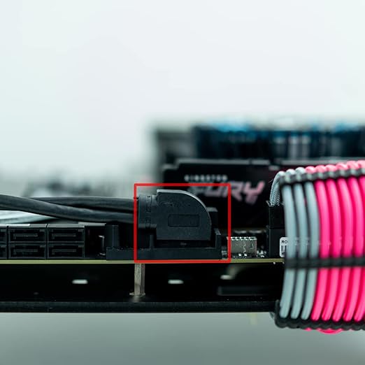 LINKUP - USB 3.2 Gen 2 (USB 3.1) Internal Adapter 20-Pin Motherboard Header Male to Female 10Gbps for PC USB-A Ports - Right Angle Type - Black 24cm