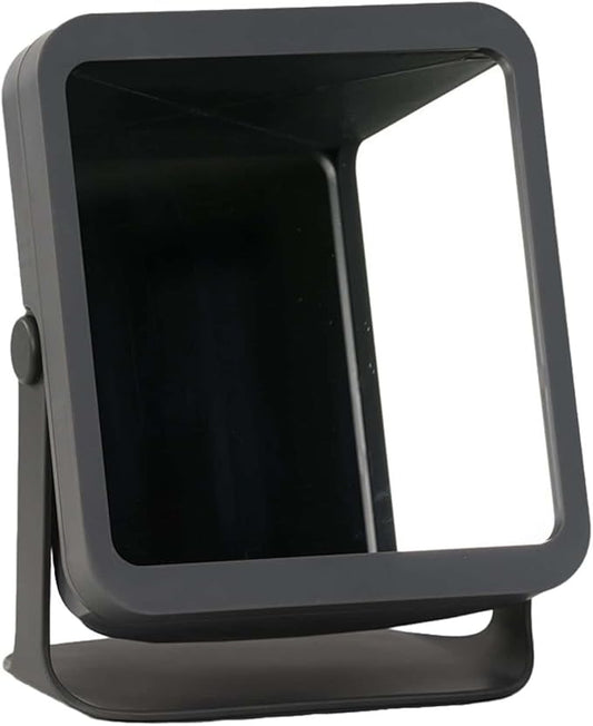 Non-Reversing Mirror with Authentic Image Reflection - Inverted Mirror for Clear, Accurate Makeup & Grooming, Desktop Vanity Essential