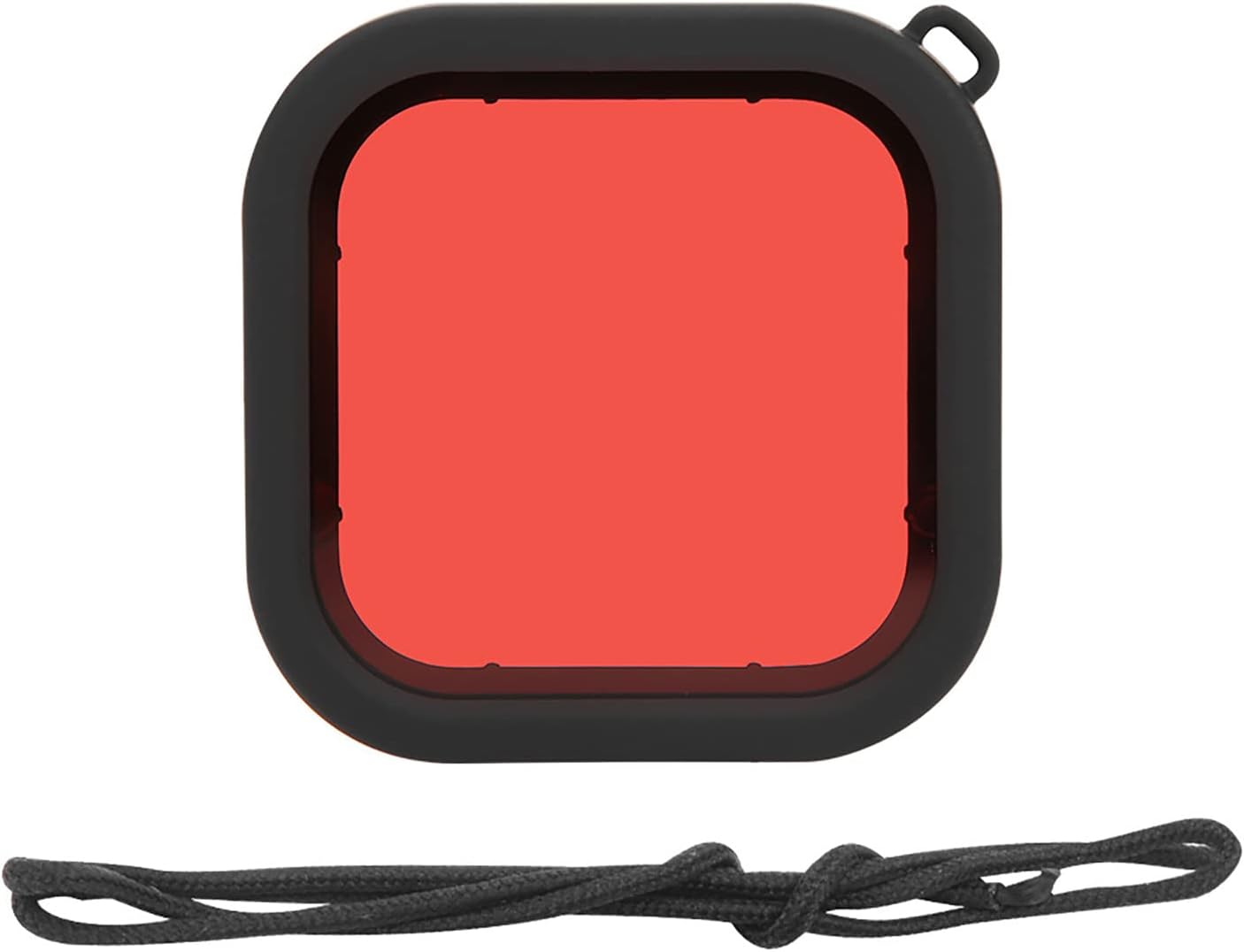 Yctze ABS Diving Lens Filter with Rope for 8 Action Camera Waterproof Shell - Underwater Filters Accessories