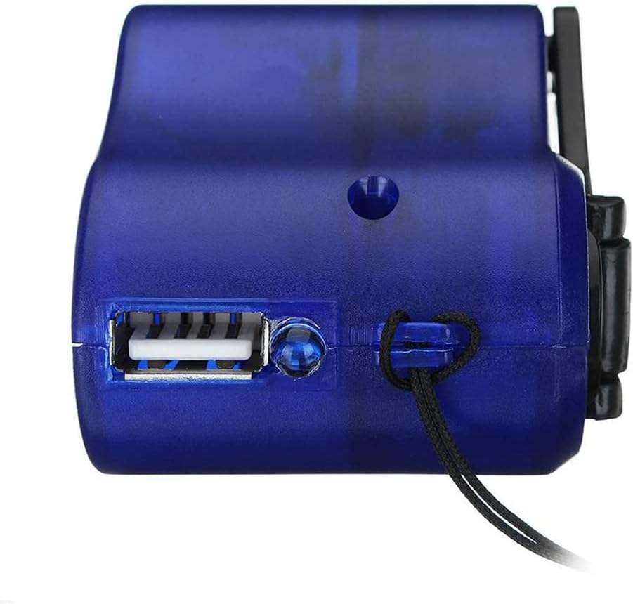 Hand Crank Generator 5V Portable Charger for Cell Phone, Emergency USB Charger for Outdoor