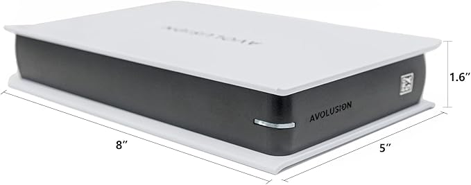 Avolusion PRO-5X Series 4TB USB 3.0 External Hard Drive for WindowsOS Desktop PC/Laptop (White) (Renewed)