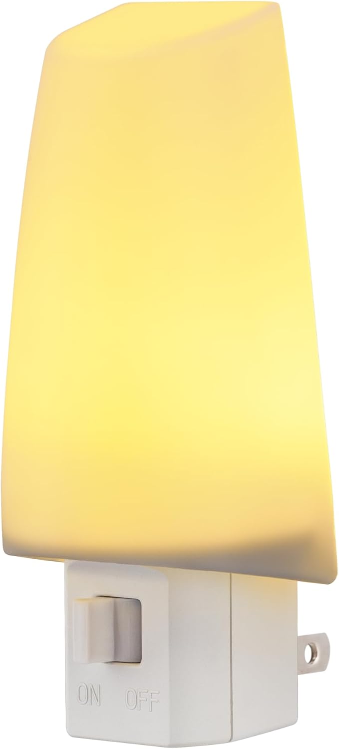 Lights by Night LED Night Light, Plug-in Manual On/Off Warm White, Sunrise Sunset Ideal Nightlight for Bedroom, Bathroom, Nursery, Hallway, Kitchen, 44941
