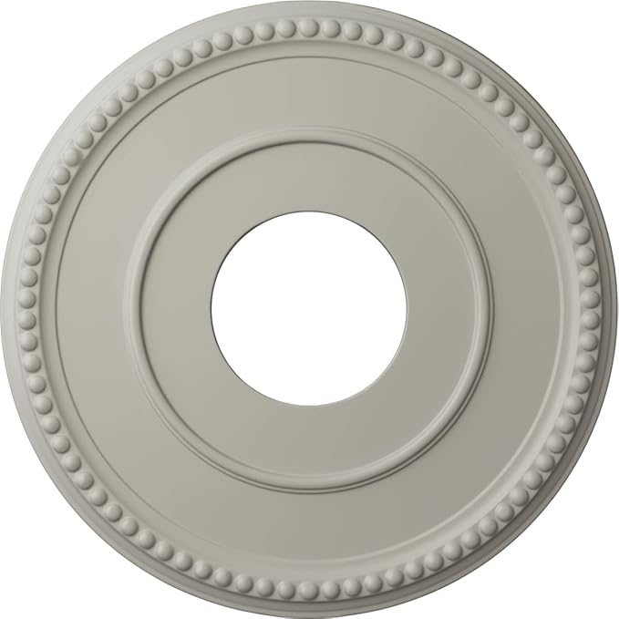 Ekena Millwork Bradford Ceiling Medallion, Pot of Cream
