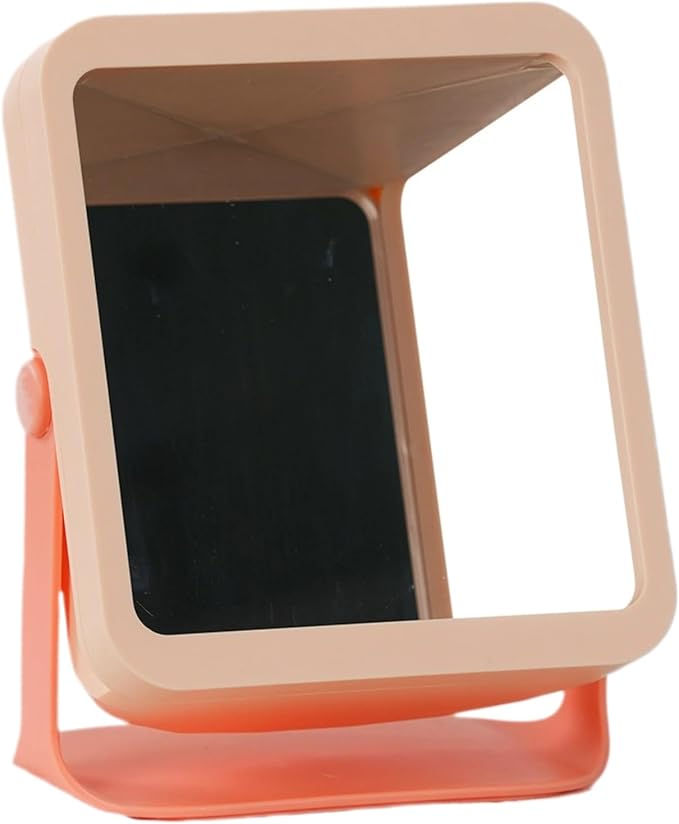 Non-Reversing Mirror with Authentic Image Reflection - Inverted Mirror for Clear, Accurate Makeup & Grooming, Desktop Vanity Essential