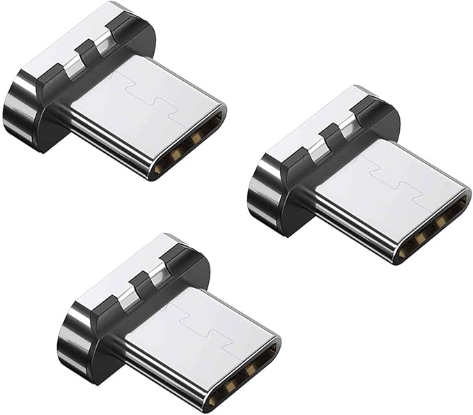 USB C Magnetic Adapter Plug Part (Device End), USB2.0 5Pins Type C Connector, Support USB PD 120W Quick Charge, Can't Use Alone
