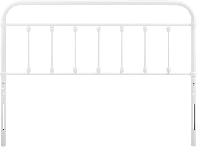 Modway MOD-6152-WHI Sage Twin Metal Headboard, White