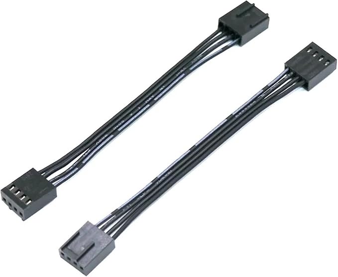2pcs 4Pin CPU Fan Male to Female Extension Adapter Cable 4Pin Male to Male Customized 4Pin PWM Cooling Fan Cables 10/30/50/100cm(100CM,M-M)