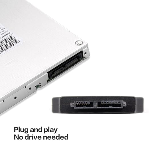 chenyang SATA 22Pin Male to Slimline SATA 13Pin Female Convertor Adapter