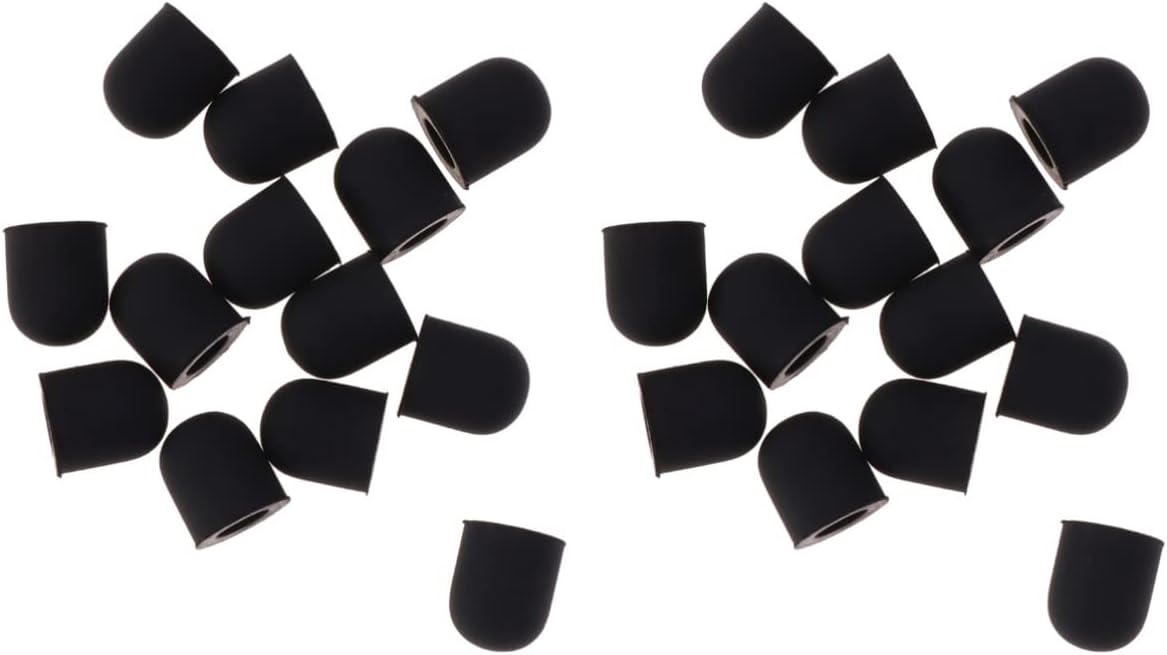 Gatuida 30pcs Stylus Replacement Tips, Rubber Covers for Touch Screen Pens, 6mm