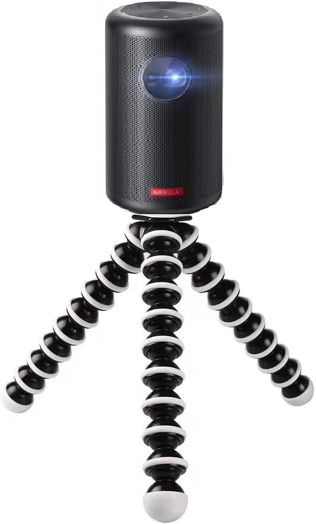 Mid-Sized Projector Flexible Tripod/Tripod Mount for Nebula Capsule 3 GTV Projector/Mini Projector