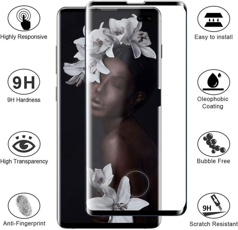 Motorola Edge 40 Neo Case with 3 x Tempered Glass Screen Protector, Transparent Shockproof Soft Silicone Protection