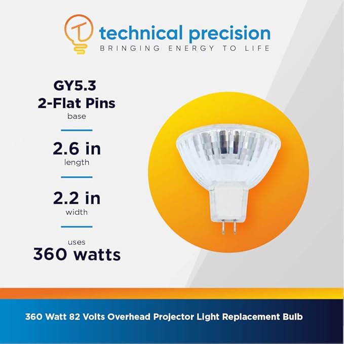 Technical Precision Replacement for Apollo 360 WATT Overhead Projector LAMP