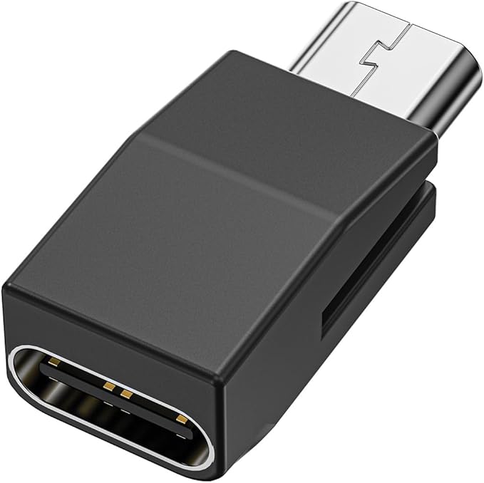 USB-C Adapter Compatible with Razer Basilisk Ultimate/Viper Ultimate/DeathAdder V2 Pro Wireless Mouse,Micro USB to Type-C Converter | Model-Specific Fit | Support Charge & Data Sync