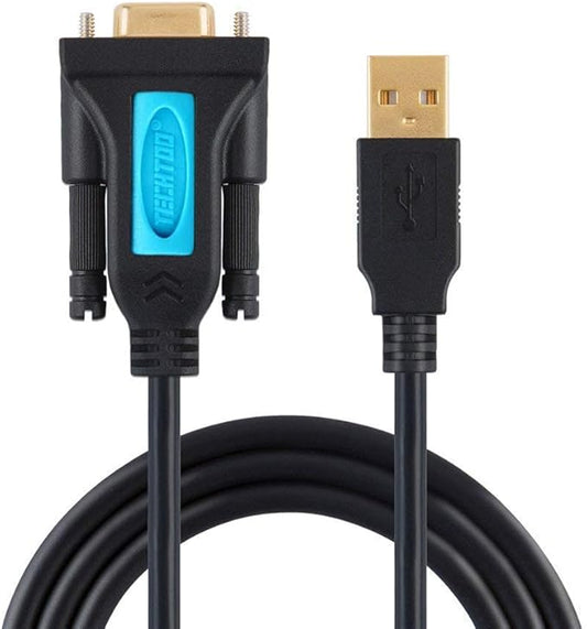 USB 2.0 to Serial Adapter USB RS232 Cable Converter DB9 with Prolific Chip Gold Plated for Win10/8.1/8/7/Vista/XP/2000/Andorid/Linux/Mac OS X10.6 & Above (Prolific-6ft)