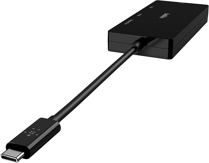 Belkin Adpt,Usbc-Hdmi,Vga,Dvi,Dsplypt,Blk