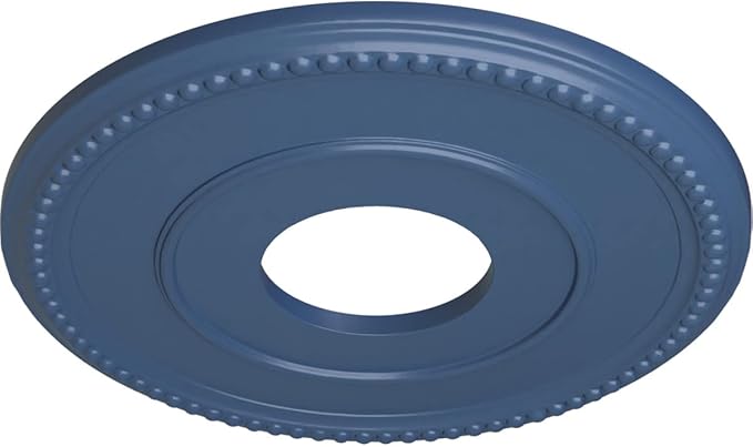 Ekena Millwork CM12BRAMF 12 1/2"OD x 3 7/8"ID x 3/4"P Bradford Ceiling Medallion, Americana