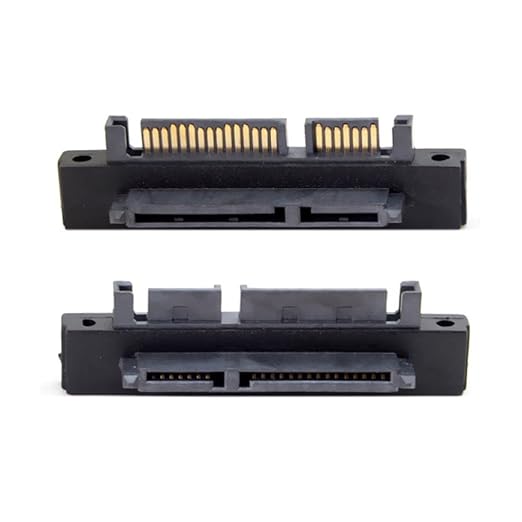 chenyang 2 Pack SATA Male to SATA Female 90 Degree Angled Gender Changer Connector Adapter for 2.5/3.5" Hard Disk Drive