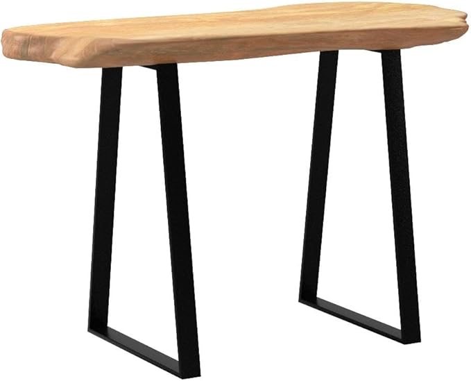 WELLAND Live Edge Cedar Bench, 28" W x 12" D x 16" H, Farmhouse Entryway Bench for Living Dining Room, Rustic Entry Way Benches