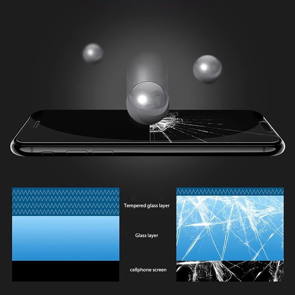 OWRORA Privacy Screen Protector for iPhone 11/XR, 2 Pack, 2.5D Edge Full Coverage Anti-Spy Tempered Glass