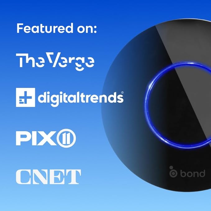 BOND | Add Wifi to Ceiling Fan, Fireplace or Motorized shades | Works with Alexa, Google Home | Remote Control with App | Works with iPhone or Android