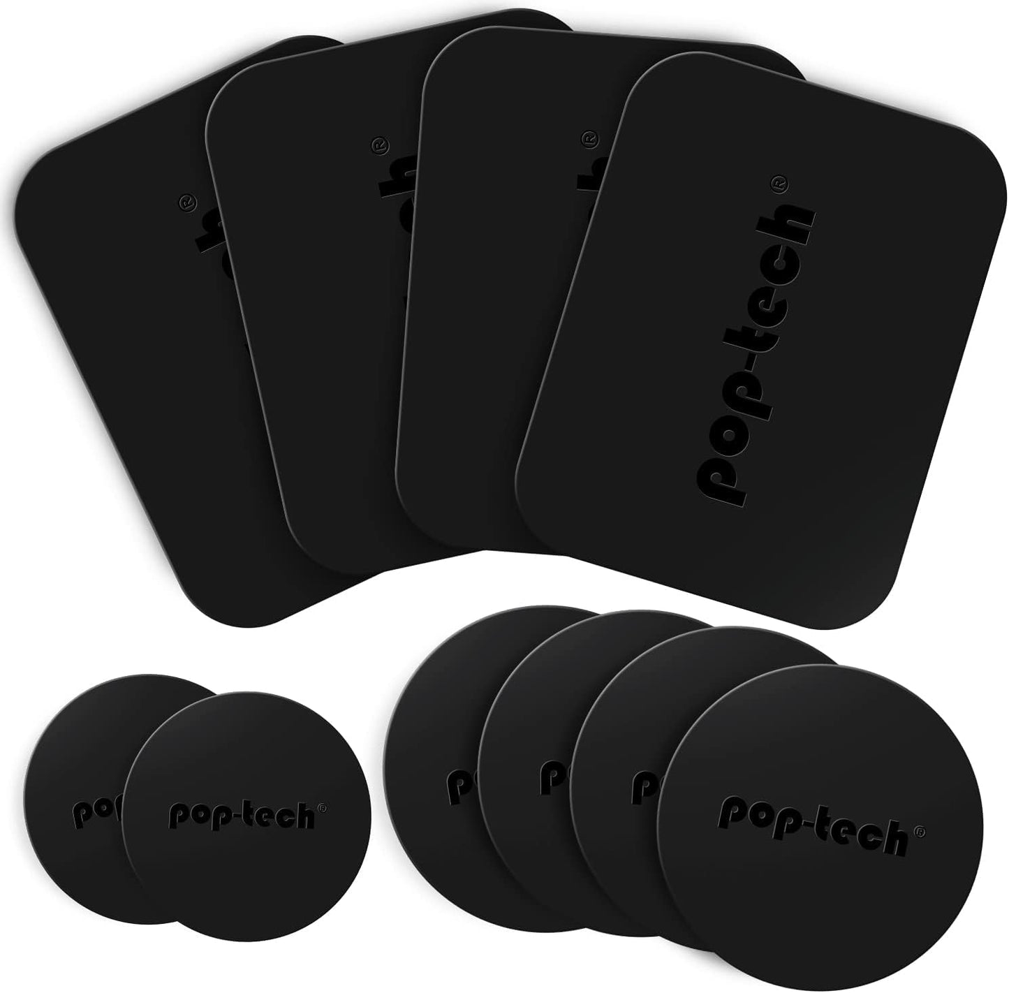 Metal Plate for Phone Magnet, 10 Pack Replacement Magnet Disc with Adhesive Backing