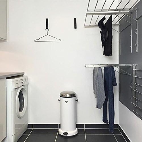 Wall Mounted Clothes Drying Rack Stainless Steel Space Saving Folding Adjustable Collapsible (32Wx21Dx19H)