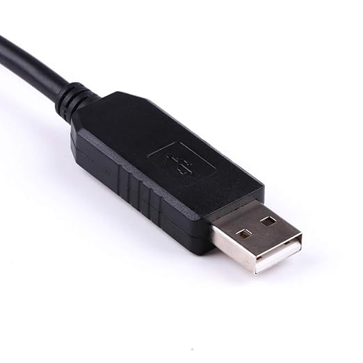 USB to RS485 Serial Cable FT232RNL Chipset Data Adapter Converter Cable Compatible for USB-RS485-WE-1800-BT Support Win7 8 10 XP Android Mac Linux (Black USB Housing)