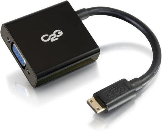 C2G/Cables To Go 41350 HDMI Male to VGA Female Adapter Converter Dongle