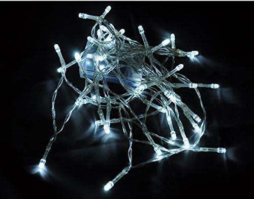 Karlling Battery Operated White 40 LED Fairy Light String Wedding Party Xmas Christmas Decorations(White)