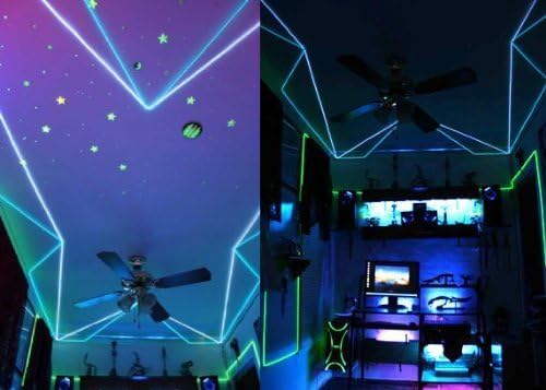 7 Pack 9ft Neon Light El Wire w/Battery Pack (Green, Blue, Red, Orange, Purple, White, Pink)