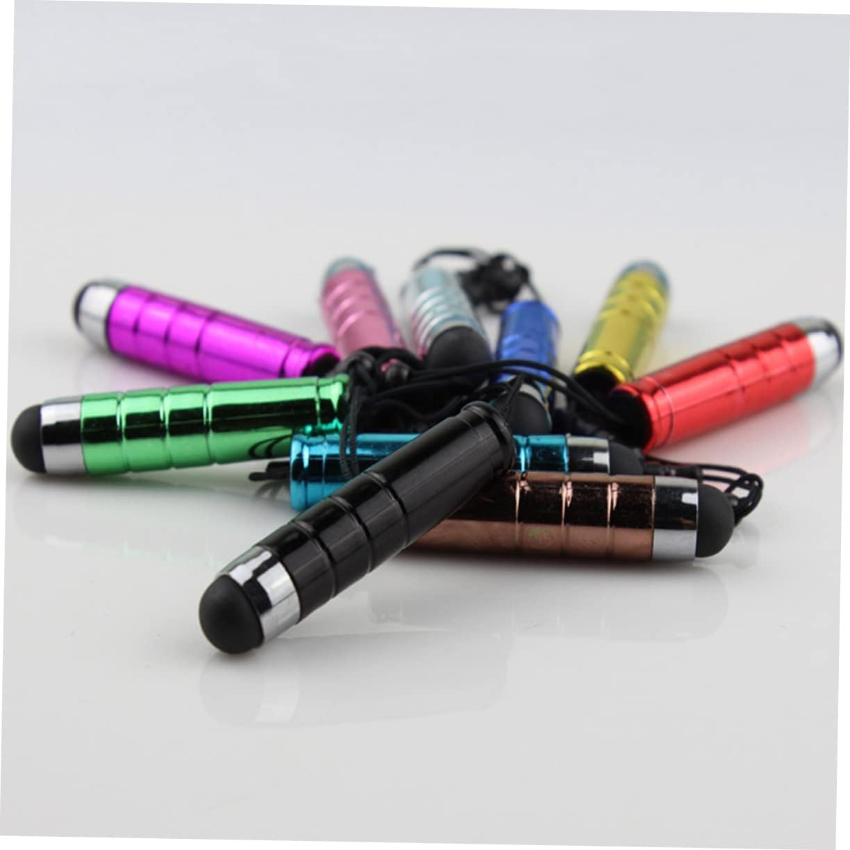 HOMSFOU Stylus Pencil with Brush, Headphone Jack Mobile Phone Accessory, Anti-Plug Attachment for Cell Phones