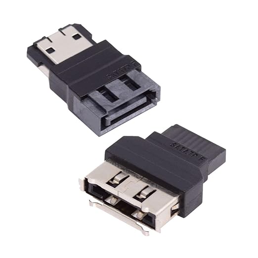 chenyang SATA to eSATA & eSATA to SATA Converter Extender Adapter for SSD Disk 2Pcs/Set
