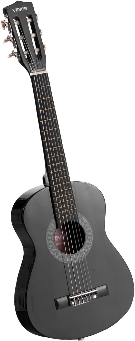 VEVOR Acoustic Guitar, Classical Guitar Starter Kit for Beginners, with Nylon Strings, Basswood Guitar, for Kids Adults Girls Boys Students