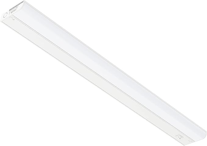 GETINLIGHT 30-inch Hardwired Only LED Under Cabinet Lighting, Soft White(3000K), Dimmable, Matte White Finished, ETL Listed, IN-0201-14-WH