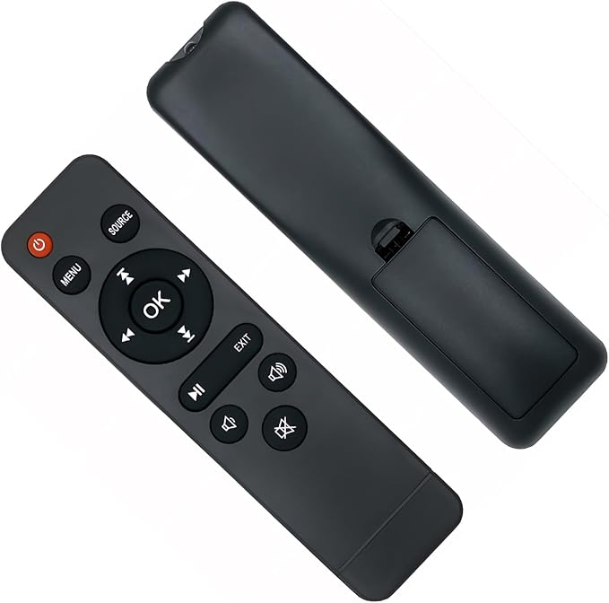 M8-F Replacement Mini Projector Remote Compatible with AuKing M8-F A008 / V08 / NISOO M10 / PANSEBA HI-04 Mini Projector Remote Control(M8-F Remote Control)