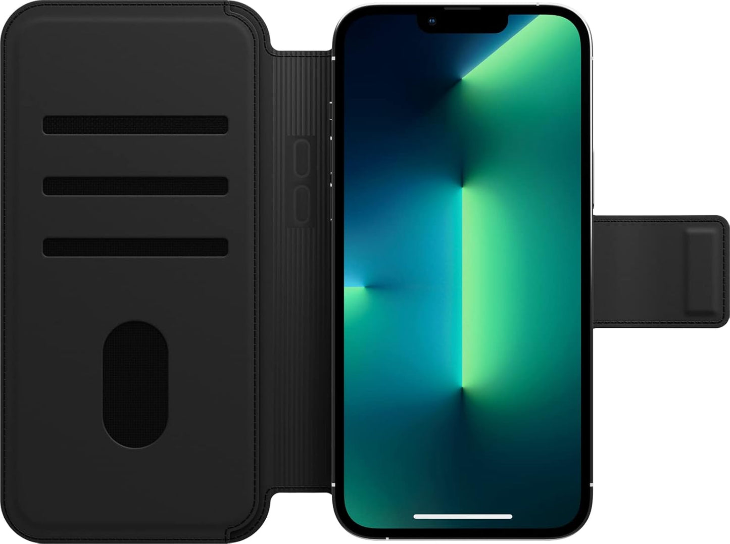 OtterBox Detachable Folio Wallet for MagSafe - iPhone 12 Pro Max & 13 Pro Max - SHADOW (Black) (Case Sold Separately)