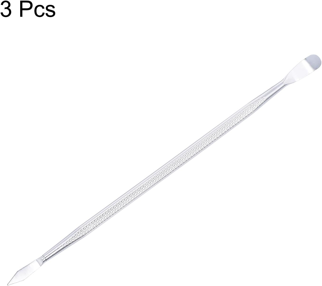 MECCANIXITY 3pcs Metal Spudger Mini Crowbar Flat Head Stainless Steel Pry Bar Tools for Mobile Phone Repair