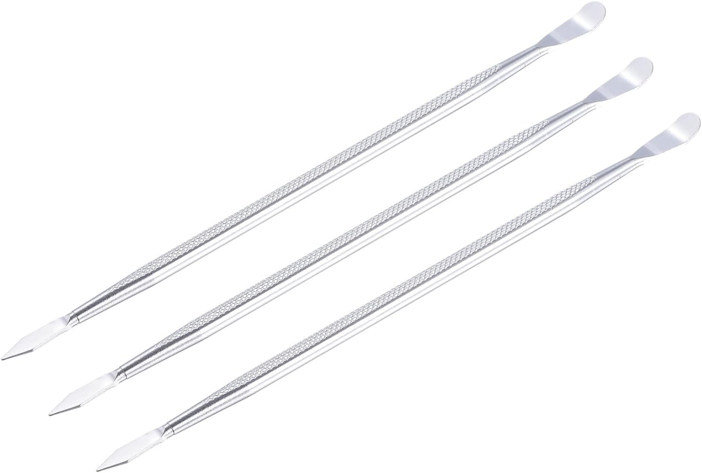 MECCANIXITY 3pcs Metal Spudger Mini Crowbar Flat Head Stainless Steel Pry Bar Tools for Mobile Phone Repair